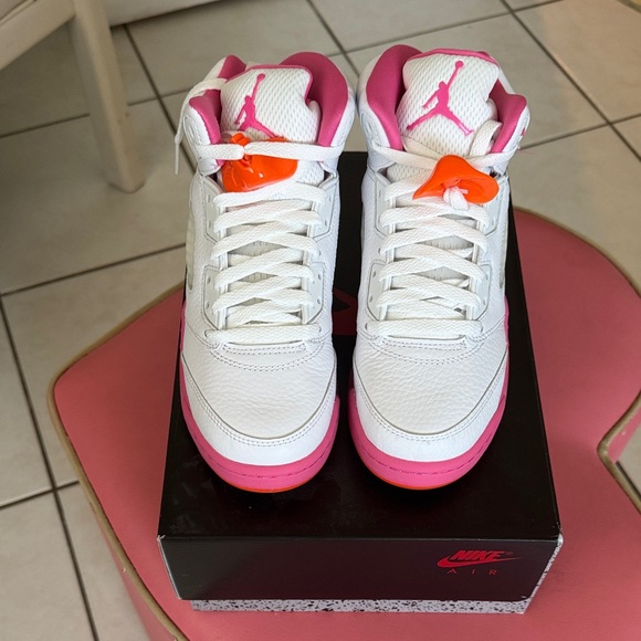 Nike Other - Nike Air Jordan 5 Retro GS Pinksinkle Orange White 440892-168 Sz 6Y Never worn